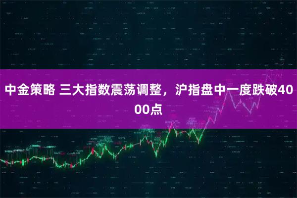 中金策略 三大指数震荡调整，沪指盘中一度跌破4000点