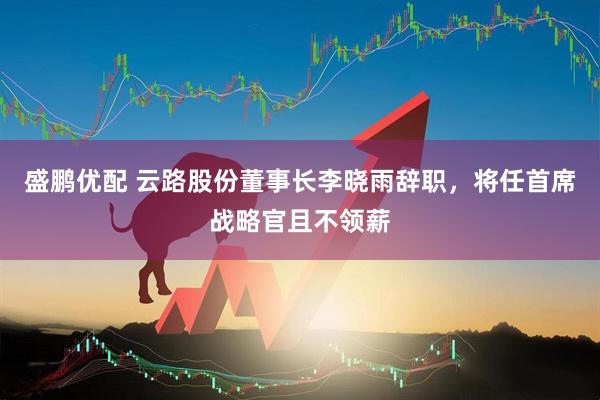 盛鹏优配 云路股份董事长李晓雨辞职，将任首席战略官且不领薪